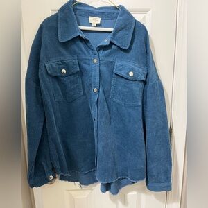 143 Story Corduroy Shacket S